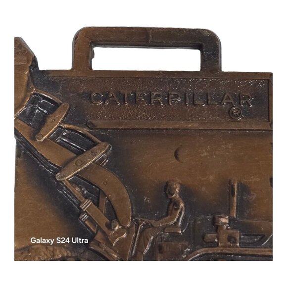 CAT Caterpillar Watch Fob Tractor Loader Copper Gibbs-Cook Des Moines Iowa - Picture 6 of 9